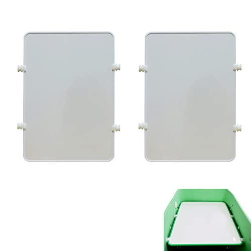 TEYOUYI 2PCS Divider Tray for Bogg Bag Accessories for Bogg Bags Compatible with BOGG Bag Original X Large Help with Organizing Your Bogg Bag and Divide Space White