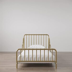 Little Seeds Quinn Whimsical Metal Toddler Bed, Gold