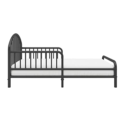 Little Seeds River Metal Toddler Bed, Black