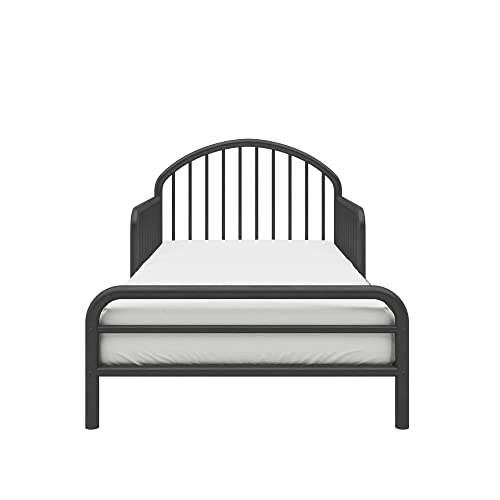 Little Seeds River Metal Toddler Bed, Black