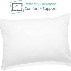 Nestl Toddler Pillow – Pack of 2 Baby Pillows for Sleeping – Organic Cotton Kids Pillow – Soft Cool Travel Kids Pillow – 13 x 18 Inches