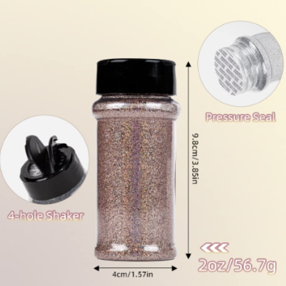 Extra Fine Glitter,5 Colors Glitter Pack,283g/10oz Craft Glitter Powder for Resin,Slime,Nail,Tumbler (5 Classic Metallic Colors)