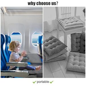 Toddler Airplane Seat Extender, Portable Toddler Airplane Bed Lightweight & Foldable Kids Airplane Footrest Toddler Travel Bed Plane for Kids (Grey)