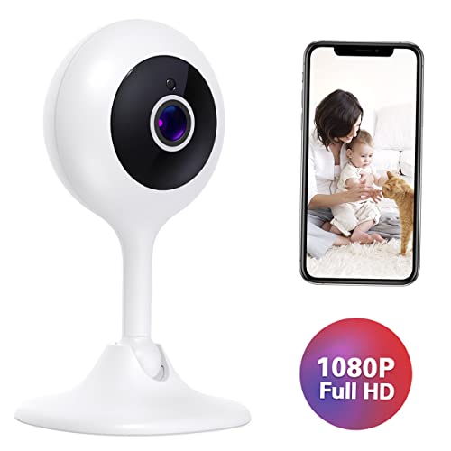 Mastlend 1080P Baby Monitor WiFi Camera Indoor Home Security Camera Wireless CCTV Surveillance Camera Pet Camera Baby Camera with Night Vision/Sound and Motion Detection/2-Way Audio