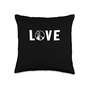 forging tools equipment kit gifts for beginners love anvil hobby legend forging professional blacksmith throw pillow, 16x16, multicolor