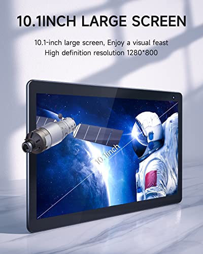 10 inch Tablet Android, Tablets Computer 32GB ROM Storage 512GB Expand, 1280x800 IPS Touch Screen,2MP&8MP Camera, Support Bluetooth, WiFi, 6000mAh Battery, Google Certified Tablet PC, Gray