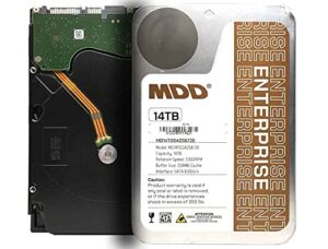 mdd (mdd14tsata25672e) 14tb 7200 rpm 256mb cache sata 6.0gb/s 3.5" internal enterprise hard drive - 5 years warranty