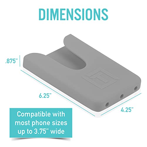 Tributary Brands - Phone Holder Compatible with Bogg Bag - Universal and Made of Silicone Grey