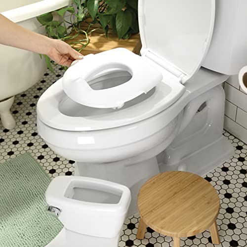 Summer by Ingenuity My Size Potty Pro in White, Infant Potty Training Toilet, Lifelike Flushing Sound, for Ages 18 Months, Up to 50 Pounds