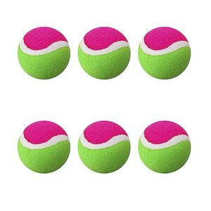 aunnitery 6 pcs toss and catch ball game replacement balls, outdoor games, beach toys, perfect beach games sets playground sets for backyards 2.5 inches