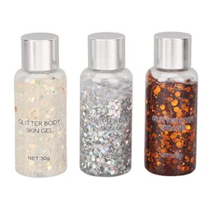 Glitter Body Gel, Glitter Set with Glitter Body Gel Stick for Party