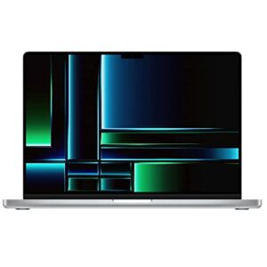 apple macbook pro 16.2" with liquid retina xdr display, m2 pro chip with 12-core cpu and 19-core gpu, 32gb memory, 1tb ssd, silver, early 2023