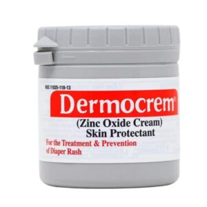 dermocrem ‐ diaper rash cream for baby, soothes, heals, and protects, relief and treatment of diaper rash, zinc oxide cream (2.1 oz.(60 g)