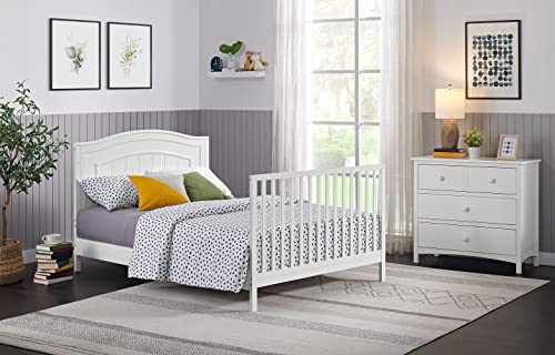 Oxford Baby North Bay Full-Size Bed Conversion Kit, Snow White