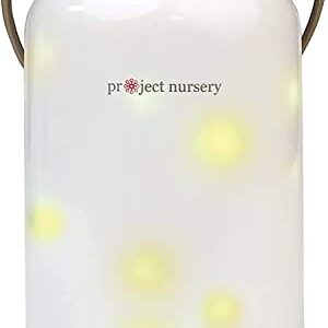 Project Nursery Dreamweaver Firefly Jar Night Light & Sound Soother with Adjustable Sleep Timer, Adjustable Volume, Rechargeable Battery (PNJ45V)