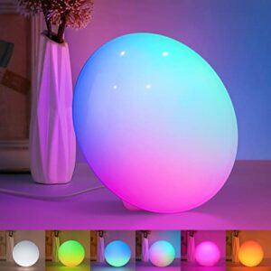 dekala baby night light for kids dimmable night lights, sleep aid toddler night light for nursery boys and girls, table lamp ambient argb decorate room for children (without app)