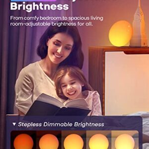 Dekala Baby Night Light for Kids Dimmable Night Lights, Sleep Aid Toddler Night Light for Nursery Boys and Girls, Table Lamp Ambient ARGB Decorate Room for Children (Without APP)