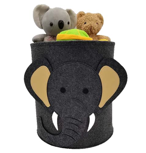 Elephant Cartoon Laundry Basket Organizer Box Toy Storage Bucket Children'S Nursery Toys Children'S Clothing Children'S Room Storage Bag