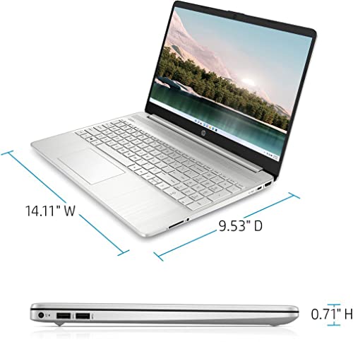 HP 15.6’’ Touchscreen Laptop, 11th Gen Intel Core i5-1135G7 Processor, 16GB RAM, 512GB SSD, 15.6” HD Touch Display, Intel Iris Xe Graphics, Wi-Fi, Webcam, Windows 11 Home in S Mode, Natural Silver