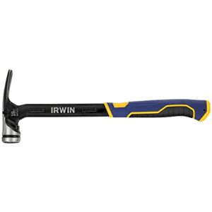 irwin hammer, max strike, 19oz high velocity steel hammer milled face (iwht51019)
