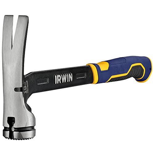 IRWIN Hammer, Max Strike, 19oz High Velocity Steel Hammer Milled Face (IWHT51019)