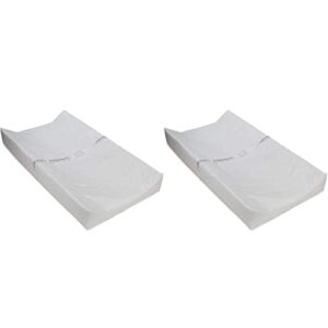 delta children contoured changing pad, white (pack of 2)