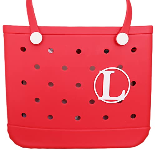 TEYOUYI Decorative Alphabet Lettering-L Accessories Compatible with Bogg Bags,Charm Inserts for Bogg Bag,Personalize your Tote Bag with Alphabet Letters