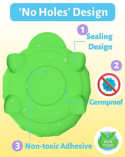 Mold Free Animal Baby Bath Toys for Toddlers 1-3 / Infants 6-12-18 Months, Toddler Bath Toys for 1 2 3 4 Year Old Girls Boys Gifts, No Hole Bathtub Toys, Pool Toys for Toddlers Age 1-2 (6 Pcs)