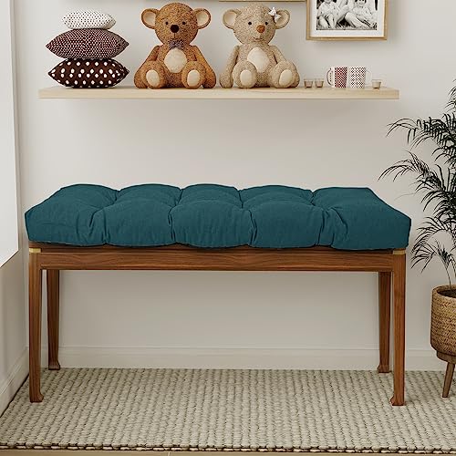 Focuprodu Bench Cushions. Non-Slip Pile Bench Cushion for Indoor and Outdoor in Multiple Scenarios.36x14 Inch Bench Cushion Ideal Cushion for Benches, Sofas and Raised Windows. (36x14x4, Ink Black)