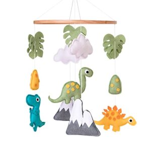 Vlokup Dinosaur Baby Crib Mobile, Dino Baby Mobile, Neutral Nursery Mobile Decoration for Pack N Play, for Baby Boy & Girl