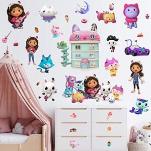 anime wall decals removable peel and stick wall decoration stickers, ideal for boys girls bedroom bathroom living room kitchen nursery playroom bedroom background wall decor