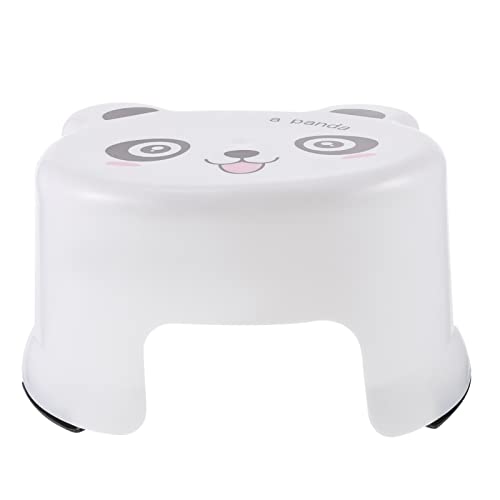 Gadpiparty Step Stool for , Toddler Plastic Potty Step Stool, Bathroom Kitchen Non Slip Step Stool, Toilet Potty Training Step Stool for Baby Toddlers (White)