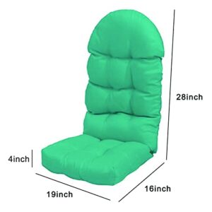 RISELY Rocking Chair Replacement Cushions, High Back Rocking Chair Cushion 44x19x4 inch, Outdoor Seat Back Chair Cushion Sunscreen and Fade-Resistant