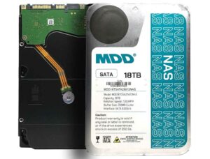 mdd (md18tsata25672nas) 18tb 7200 rpm 256mb cache sata 6.0gb/s 3.5" internal nas hard drive - 5 years warranty (renewed)