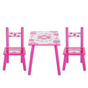 walnut wooden table and chair set childrens studying flowers table and chair set kids childs studying painting home school