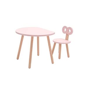 walnut kids table and chairs writing table desk solid wood children's desks and chairs study game writing kids reading table