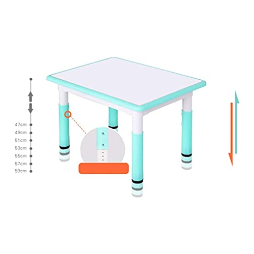 Walnut Children's Tables and Chairs Kindergarten Plastic Table and Chairs Games to Eat Painting Graffiti Can Lift Baby Study Table