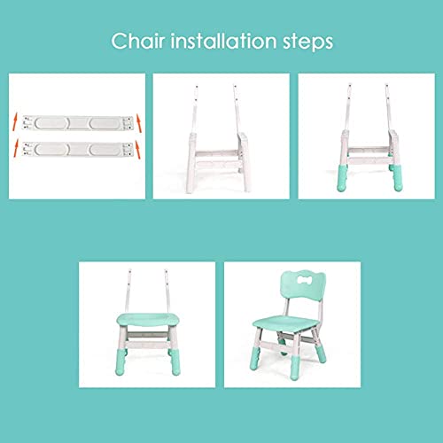 Walnut Children's Tables and Chairs Kindergarten Plastic Table and Chairs Games to Eat Painting Graffiti Can Lift Baby Study Table