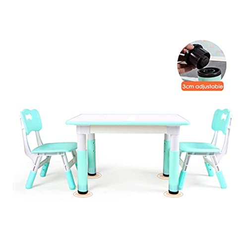 Walnut Children's Tables and Chairs Kindergarten Plastic Table and Chairs Games to Eat Painting Graffiti Can Lift Baby Study Table