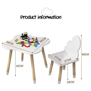 Walnut Wooden Child Desk Chair Set Child Desk Activity Table Study Desk Painting Book Gift Child Dinner Table/Baby Picnic Table