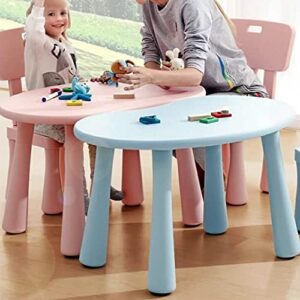 Walnut Children's Table and Chair Kindergarten Table and Chair Baby Learning Table Plastic Table Chair Chair Game Table Toy Table (Color : E)