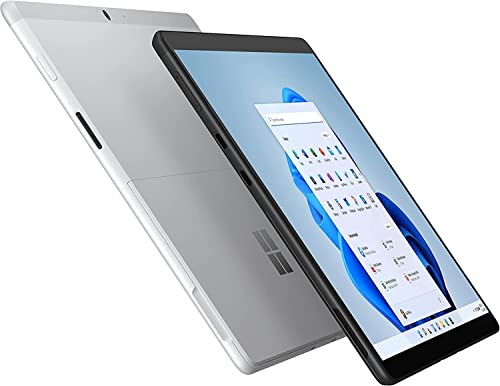 Microsoft Surface Pro X Tablet, 13" PixelSense Touchscreen Display, SQ1, 8GB Memory, 128GB Solid State Drive, Qualcomm Adreno 685 GPU, Windows 11 Home, Surface Laptop, Platinum (Renewed)