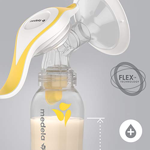 Medela Manual Breast Pump & PersonalFit Flex Replacement Membranes, 2-Pack, Compatible & PersonalFit Flex Replacement Connectors