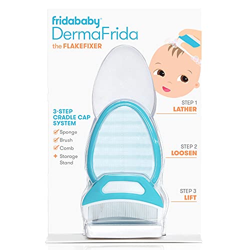 Frida Baby Oh Cr*p! Cradle Cap Flake Fixer Scalp Spray + Scalp Mask Duo & 3-in-1 Nose, Nail + Ear Picker by Frida Baby the Makers of NoseFrida the SnotSucker & The 3-Step Cradle Cap System