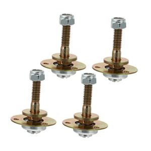 yardwe 4pcs rocking chair bearing furniture bolts gaming chair accessories rocker glider connecting piece for rocking chair dining room chair screws glider rocker parts rocking chair part