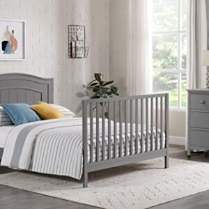 Oxford Baby Nolan 4-in-1 Convertible Crib, Dove Gray, GreenGuard Gold Certified