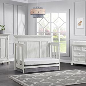 Oxford Baby Weston 4-in-1 Convertible Crib, Vintage White, GreenGuard Gold Certified