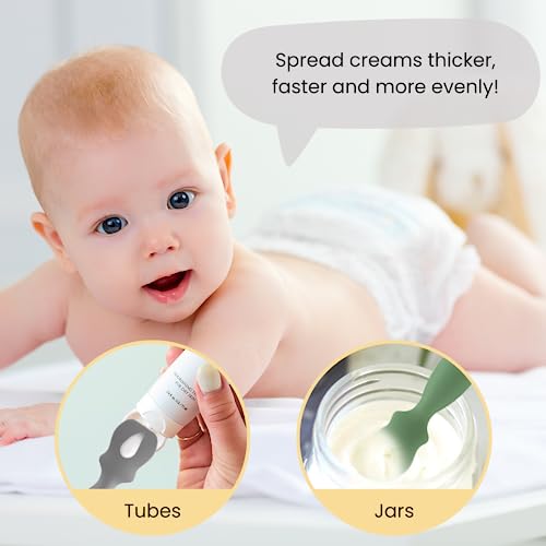 Baby Diaper Cream Spatula Applicator Soft Silicone Baby Butt Paste Spatula