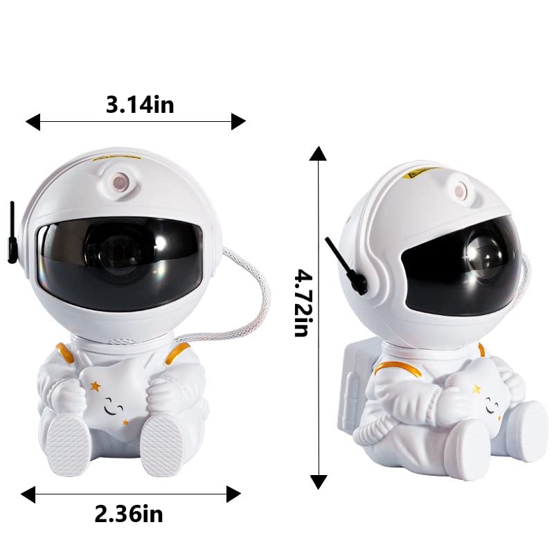 Astronaut Star Projector, Galaxy Projector, Star Night Light Projector. Galaxy Bedroom Projector, Adult Playroom/Kids Room/Home Theater/Ceiling/Room Decoration