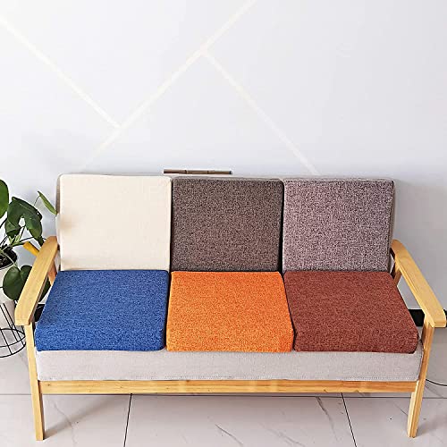 TUNKENCE Seat Cushion Seat Cushion for Truck Square Chair CushionHigh Density Sponge NonslipLiving RoomA dult for Rocking, Dining, Patio, Camping, Kitchen Chairs,15.7x15.7In